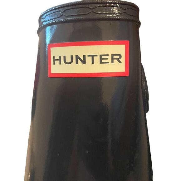 Hunter Navy Blue Tall Rainboot Size 8 - Picture 6 of 10